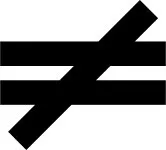 Not Equal